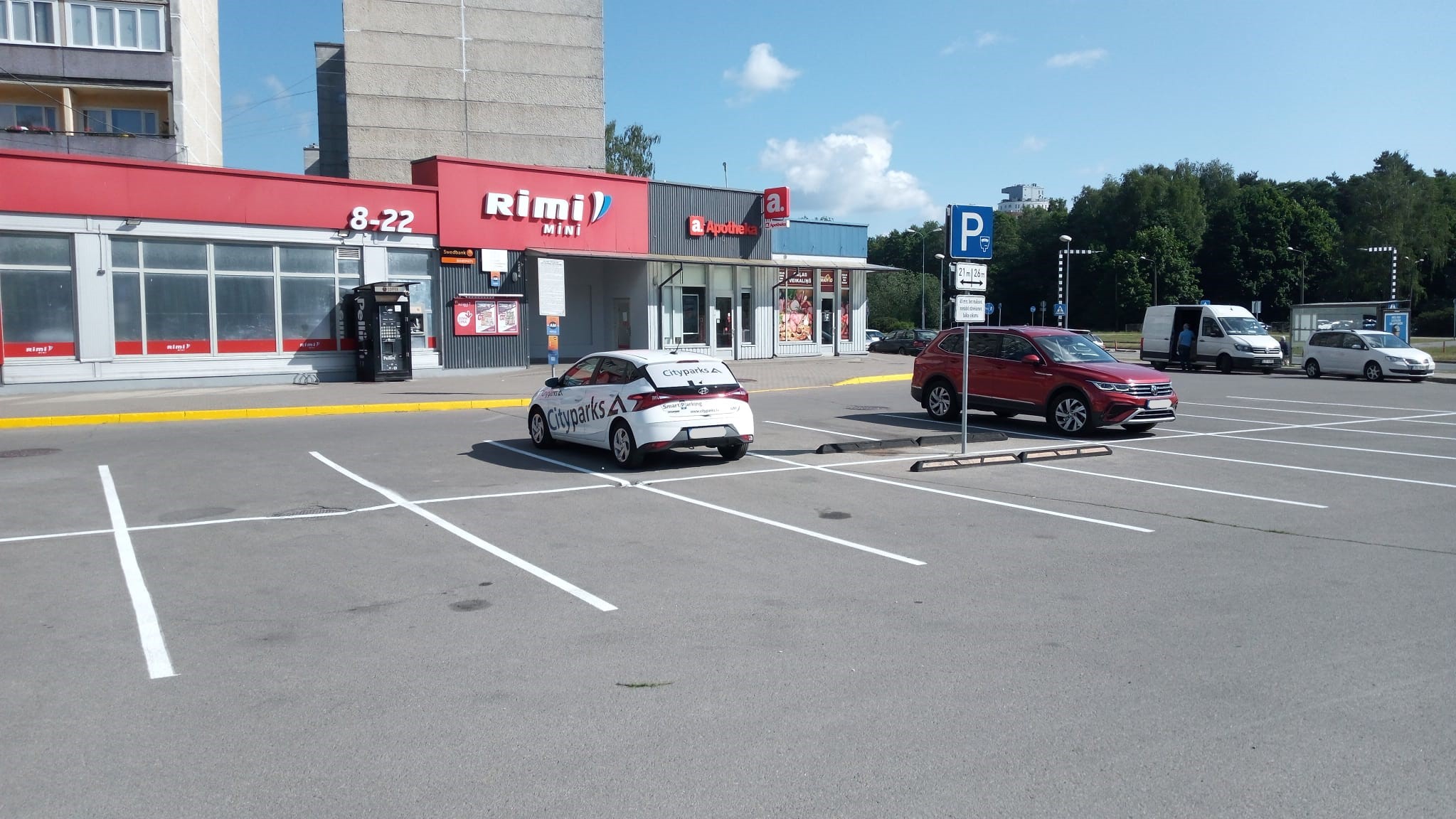 Stāvvietas fotogrāfija